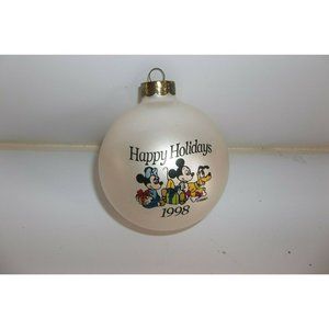 Vtg Disney Christmas Ornament Mercury Glass Large